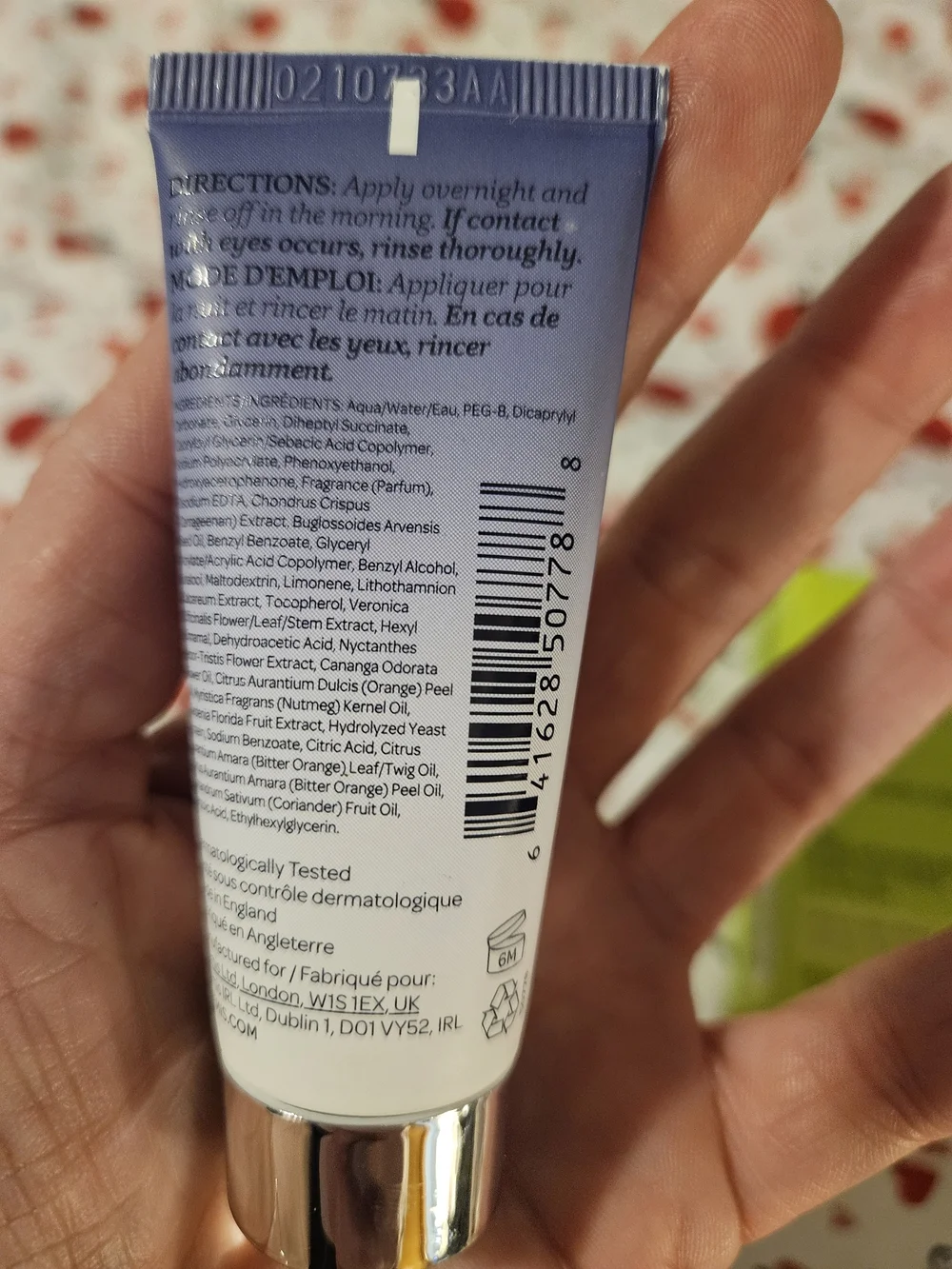 ELEMIS Superfood Matcha Eye Dew eye gel and plumping pillow facial